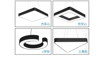 Modern Hexagonal LED Pendant Light for Contemporary Offices1