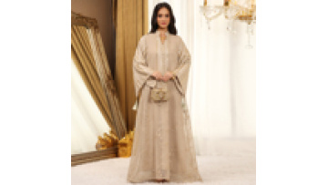 Ramadan Dubai Embroidery Sequins Maxi Dress Dubai Casual Loose Abaya Muslim Woman Costume Dresses For Prom1