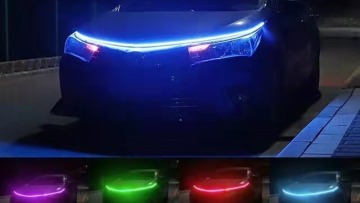 App Remote Control Dreaming Colorful LED Running Hood Strip Guide Streamer Light For Car Automobile Decoration Atmosphere1