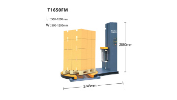 Mobile Pallet Wrapping Machine with Detachable Ramp