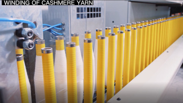 Winding /Doubling/Twisting of Cashmere Yarn