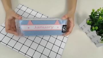 Custom cute canvas pencil case
