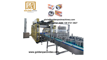 Automatic aerosol spray tin can production line