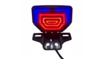 Colorful Light Iron LED Tail Light for Honda Italika CG125 Motorcycle Parts1