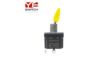 High-Current Toggle Switch SPST (OFF)-ON Solder Terminal For Heavy-Duty Machinery