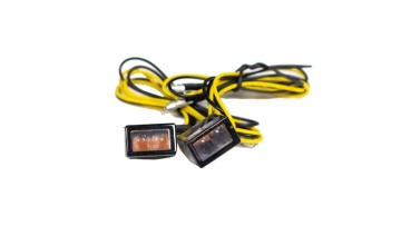 Amber motorcycle universal turn signal light, high brightness scooter LED turn signal light