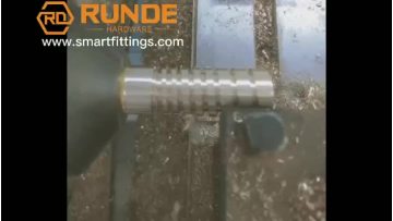 maching unstandardized thread of brass bar