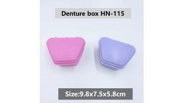 Colorful OEM Plastic Dental  Denture Storage Retainer  Aligner Box1