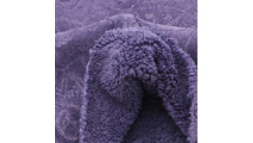 Good Sale No Bonding Double Face Polar Sherpa Fleece 100%Polyester 430GSM Dyed Patterned Fleece Fabric for Hoodie1