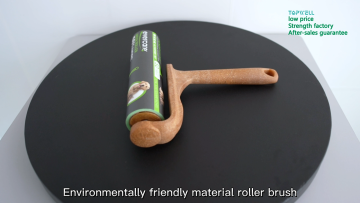 Topwill Large Plant PP Pet Hair Lint Remover Brush Eco Friendly Sticky Lint Rollers For Clothes Carpets Sheets With Handle1