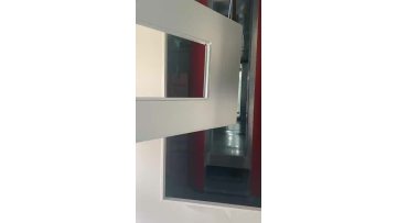 Paint and powder the steel clean door panels