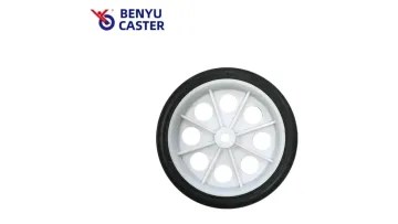 Rubber Single Wheel 115mm135mm Basket Wheel Cart Castor Industry Universal Castor Wholesale Rubber Single Wheel1
