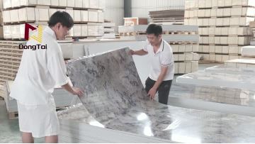 uv marble sheet pvc wall panel installation for wall 
