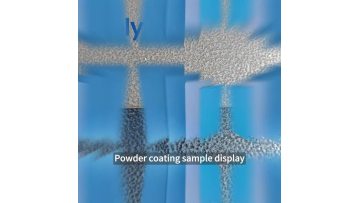 Powder coating sample display 1