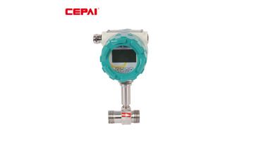 Liquid turbine flowmeter