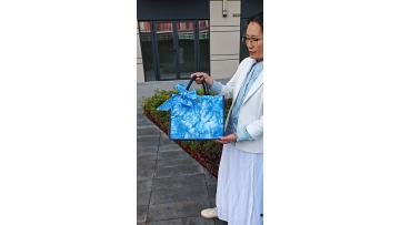 B240625 large size Tie-dye  bag with bow