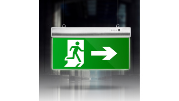Easy maintenance LED running man escape light