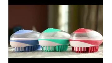 Silicone pet hair removal brush shower gel cleaning bath brush massage brush pet cleaning supplies1