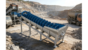 Mine Spiral Sand Washing Machine Full Production Line Operation