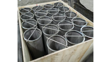 Stainless steel perforated round hole filter barrel