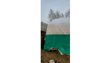 green white greenhouse cover tarp