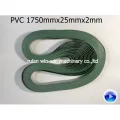 70pcs 1750mmx25mmx2mm PVC rubber conveyor belt price bag making machine belt conveyor