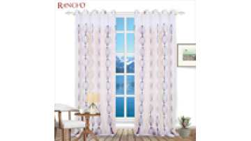 Shaoxing embroidery sheer curtains 100%polyester floral design sheer curtain for windows1