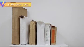 industrial paper bag present