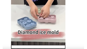  silicone Skulls Ice Mold Tray 