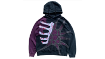 Custom Acid Wash Hoodie Sweatshirts Chenille Patches French Terry Patches Men's Hoodies1