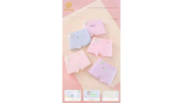 Cute Cartoon Printed Girls' Triangle Underwear