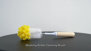 Topwill Wholesale Household Washing Bottle Cleaning Brush WIth Long Handle Kitchen Cleaner Tool1