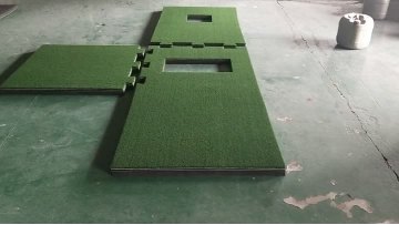 3D mat for golf simulator