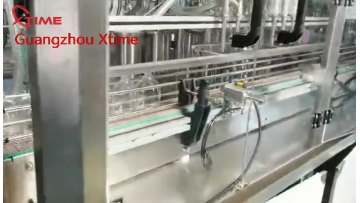Automatic liquid filling machine high efficiency disinfectant liquid alcohol spray bottle filling capping labeling machine1