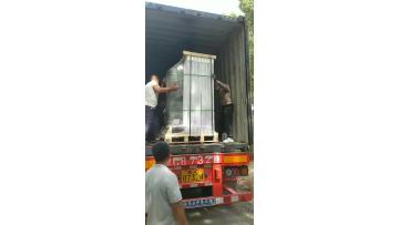 how to load cast iron tubs in container