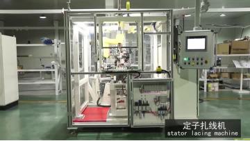 stator coil lacing machine