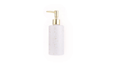 Competitive Price Cylindrical Pink Hand Wash Pump Bottle Soap Dispenser Glass Bottle 340ml for Shampoo1