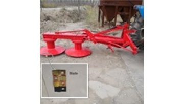High Quality 2-disc Tractor PTO Rotary Drum Disc Mower for Sale in Romania1