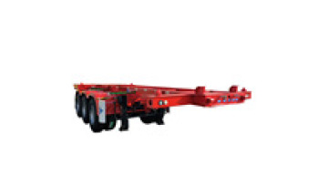 40ft 20ft Tri-Axle Container Sliding Skeletal Semi-Trailer for Sale1
