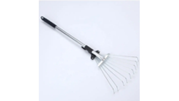 Premium Stainless Steel Rake: Essential Garden Tool for Efficient Soil Loosening & Farming Tasks1