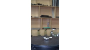 Round pipe elbow convex