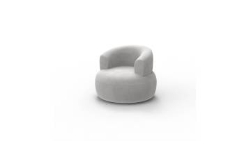 Nordic Single Sofa Chair Designer Creative Lazy Chair Living Room Balcony Luxury Lamb Plush Fabric Customized Logo Dining Chair