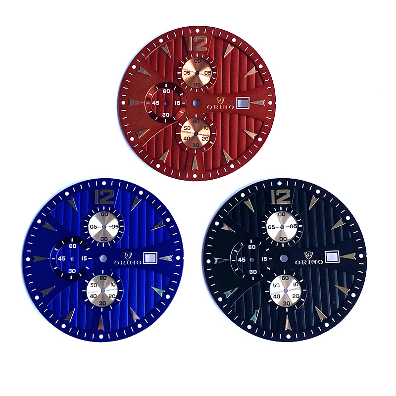 embossed watch dial 