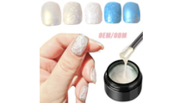 3-Color Nail Art UV Gel Pearlescent Paints for Aurora Effect1