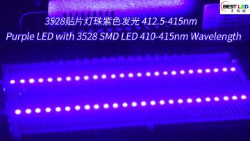 Purple LED with 3528 SMD LED 410-415nm Wavelength