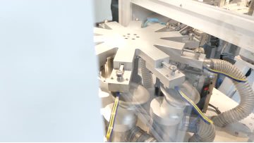 All-in-One Toothbrush Bristle Tufting, End-Rounding, Diversion