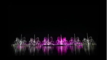 Beautiful Water One dimensional Music Fountain