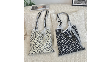 Floral Lase Canvas Bag