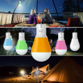 LED rechargeable backup emergency camping bulb