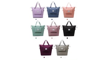 Durable fashion canvas duffel overnight bag